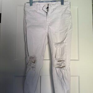 American Eagle White jeggings